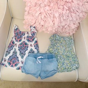 Baby girl outfit set